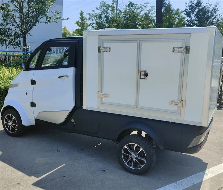 High Quality China Manufacture Mini Electric Pickup Car Truck Four Wheel Mini Electric Van For Adult