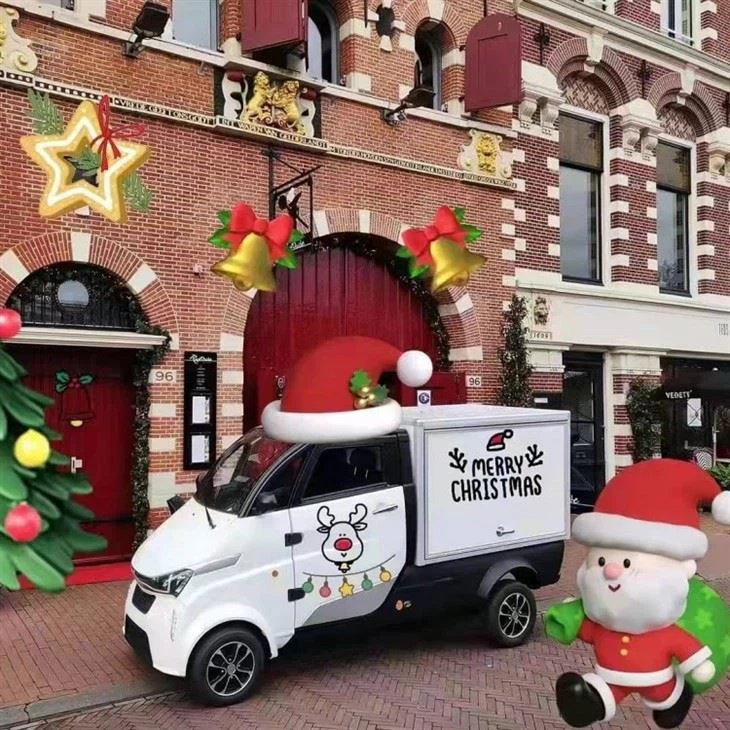 High Quality China Manufacture Mini Electric Pickup Car Truck Four Wheel Mini Electric Van For Adult