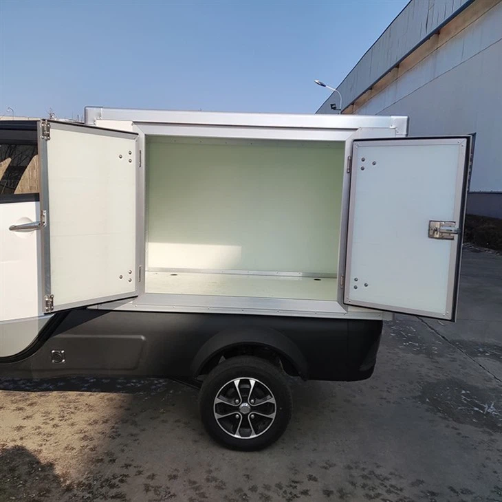 Streetfood Truck, 52km/h Electric Mini Delivery Vehicle With Cargo Box For Commercial Use